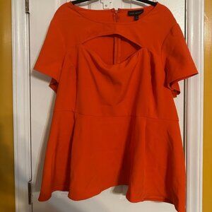Lane Bryant Orange Blouse